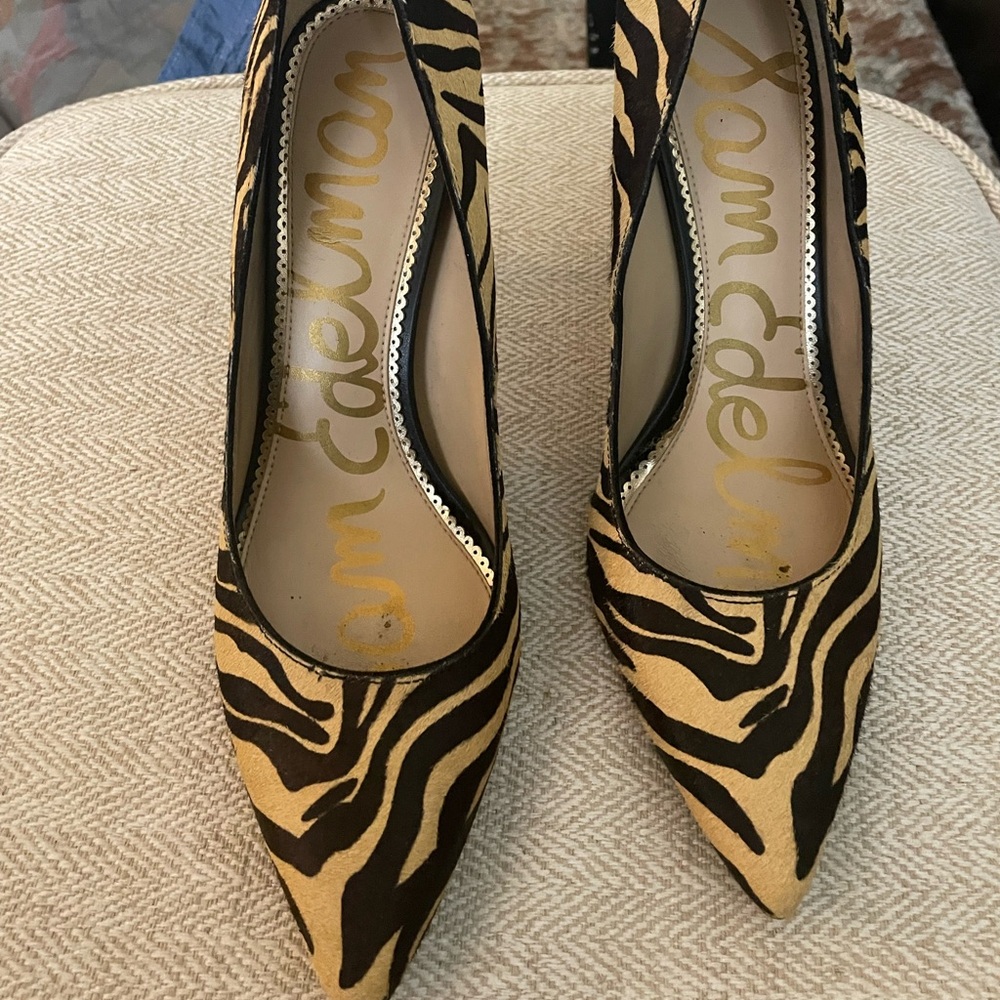 Sam Edelman animal print heels size 9